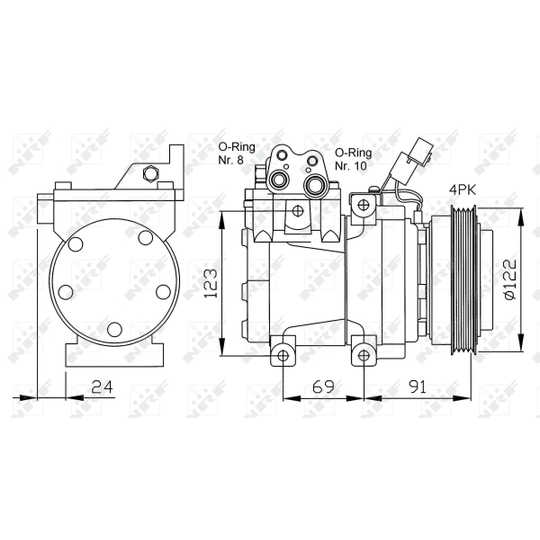 32205 - Compressor, air conditioning 