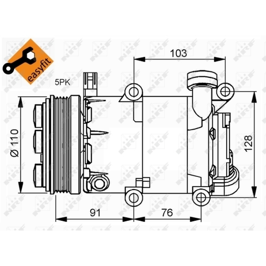 32415 - Compressor, air conditioning 