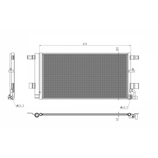 350454 - Condenser, air conditioning 