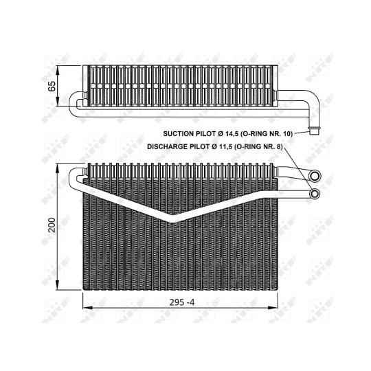 36152 - Evaporator, air conditioning 