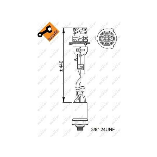 38950 - Pressure Switch, air conditioning 