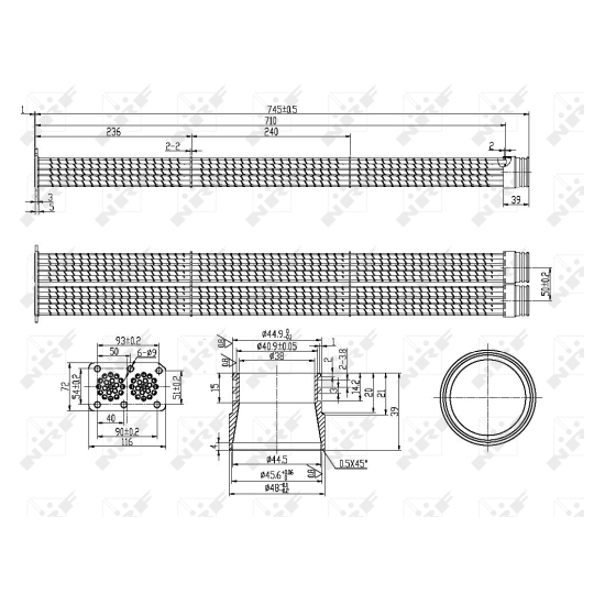 48103 - Cooler, exhaust gas recirculation 