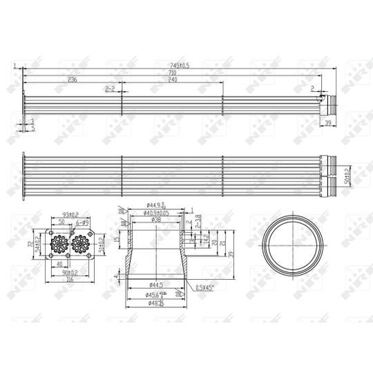 48102 - Cooler, exhaust gas recirculation 