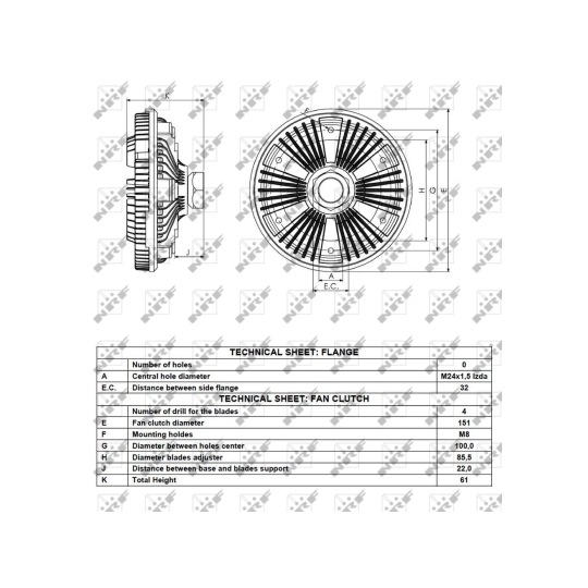 49124 - Clutch, radiator fan 