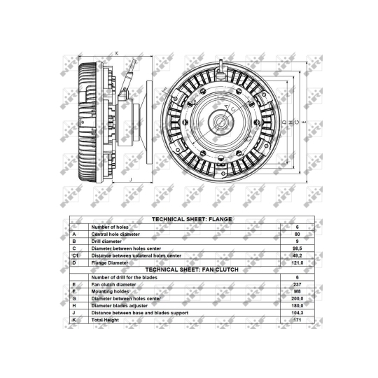 49123 - Clutch, radiator fan 