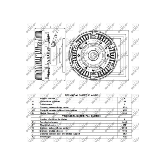 49160 - Clutch, radiator fan 