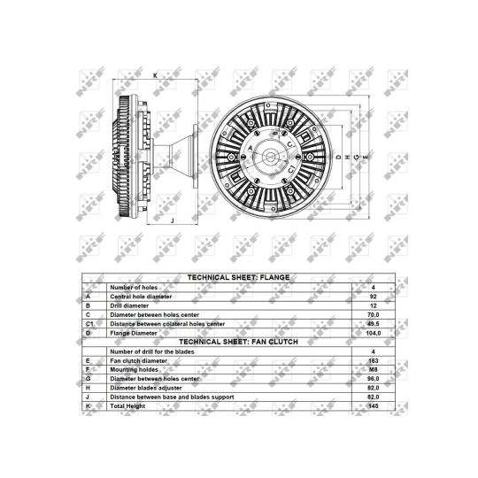 49105 - Sidur, radiaatoriventilaator 