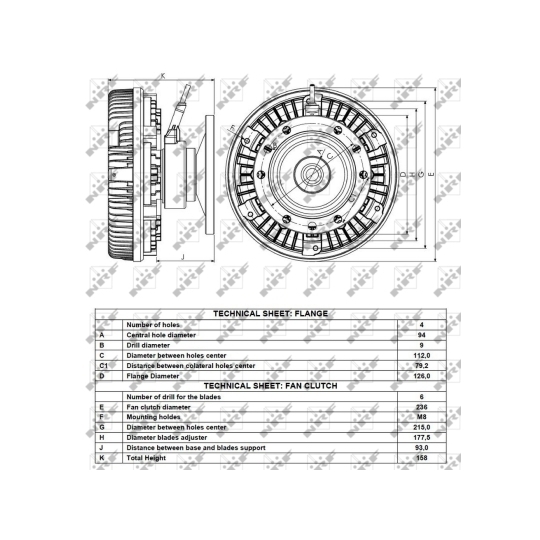 49108 - Clutch, radiator fan 