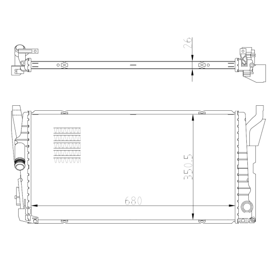 50039 - Radiator, engine cooling 