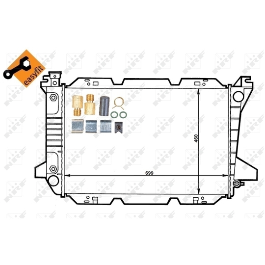 50378 - Radiator, engine cooling 