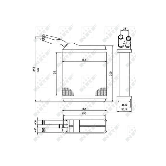 52134 - Heat Exchanger, interior heating 