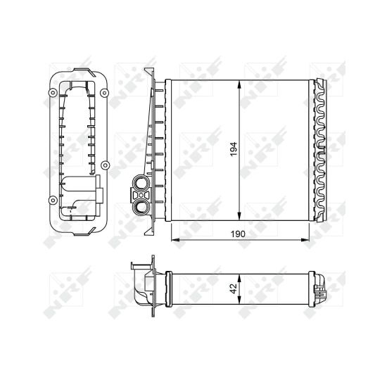 54284 - Heat Exchanger, interior heating 
