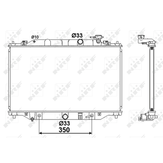 58417 - Radiator, engine cooling 