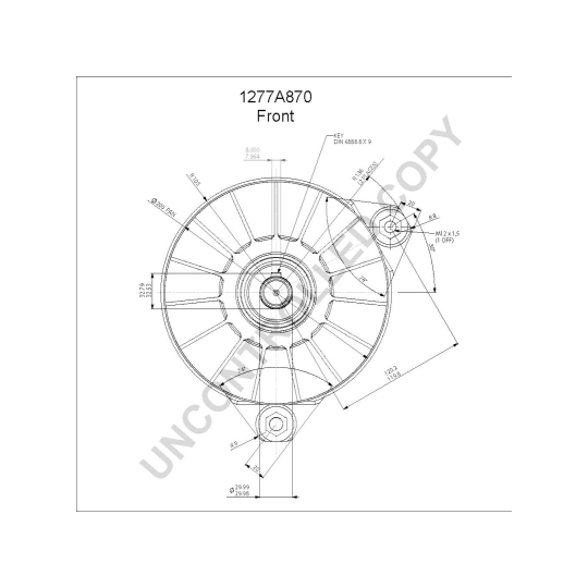 1277A870 - Alternator 