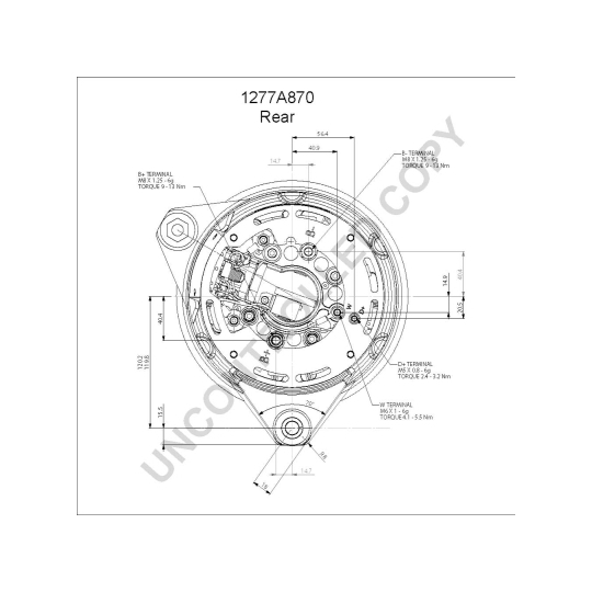 1277A870 - Alternator 