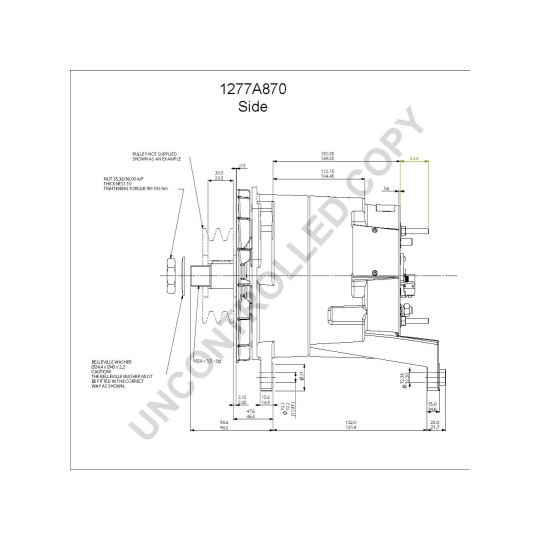 1277A870 - Alternator 