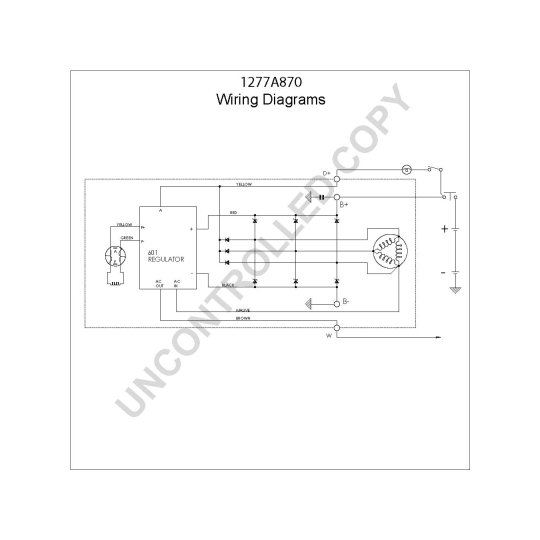 1277A870 - Alternator 