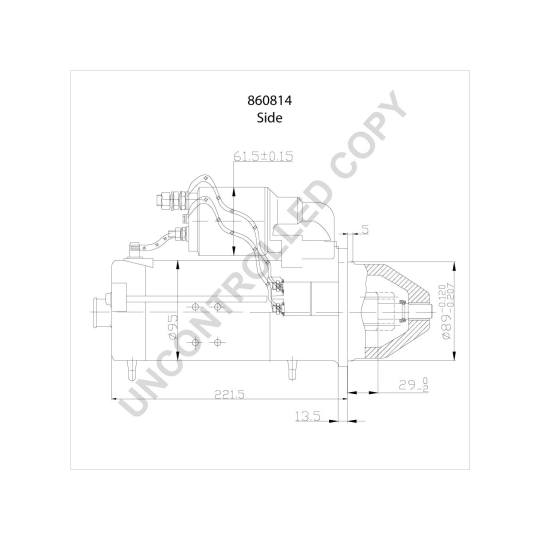 860814 - Startmotor 