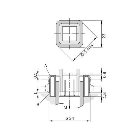 0 265 005 411 - Styrvinkelsensor 