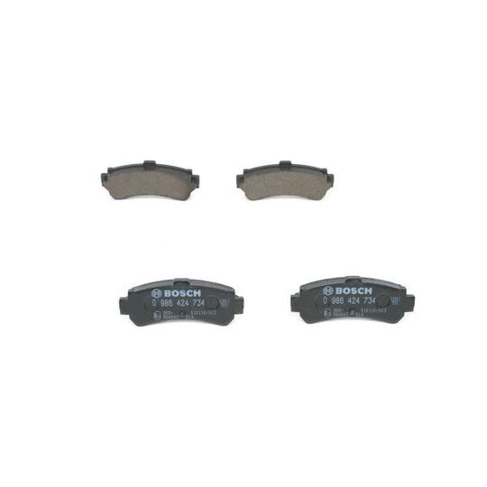 0 986 424 734 - Brake Pad Set, disc brake 