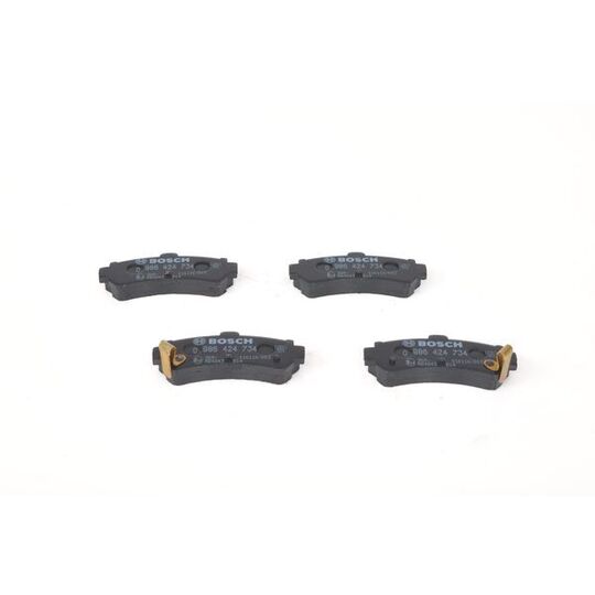 0 986 424 734 - Brake Pad Set, disc brake 