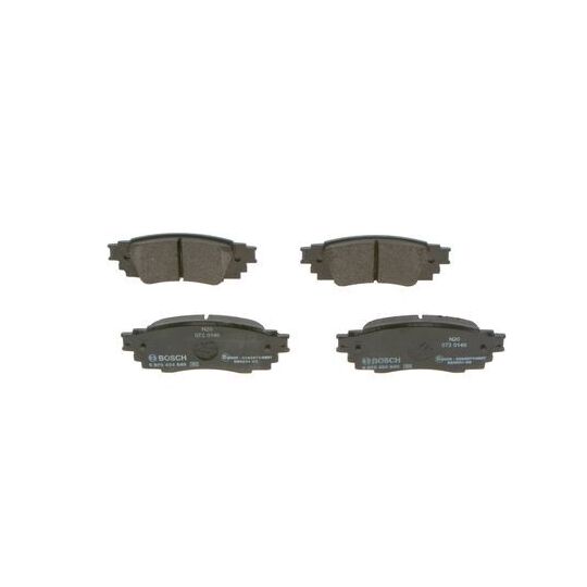 0 986 424 840 - Brake Pad Set, disc brake 