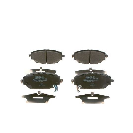 0 986 424 865 - Brake Pad Set, disc brake 