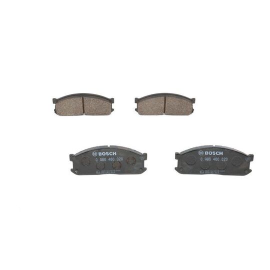 0 986 460 020 - Brake Pad Set, disc brake 