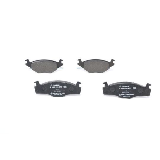 0 986 468 873 - Brake Pad Set, disc brake 