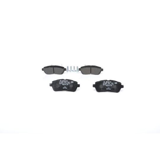 0 986 494 195 - Brake Pad Set, disc brake 