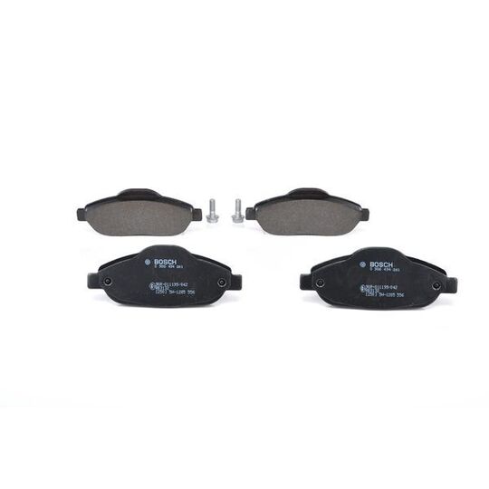 0 986 494 261 - Brake Pad Set, disc brake 