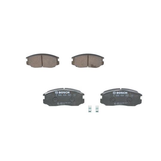 0 986 494 397 - Brake Pad Set, disc brake 