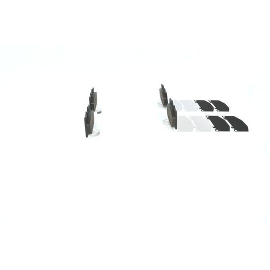 0 986 494 398 - Brake Pad Set, disc brake 