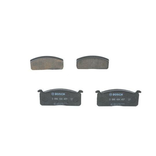 0 986 494 457 - Brake Pad Set, disc brake 