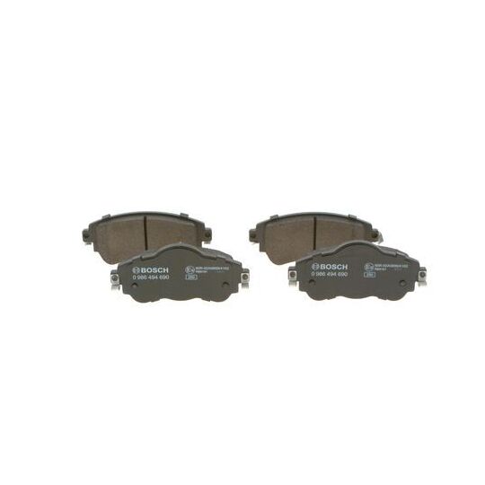 0 986 494 690 - Brake Pad Set, disc brake 