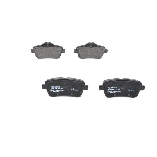 0 986 494 771 - Brake Pad Set, disc brake 