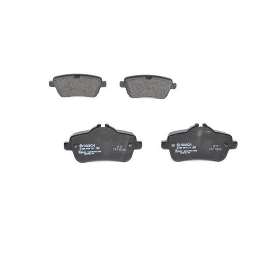 0 986 494 771 - Brake Pad Set, disc brake 