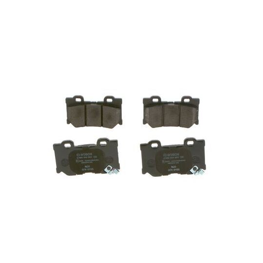 0 986 494 863 - Brake Pad Set, disc brake 