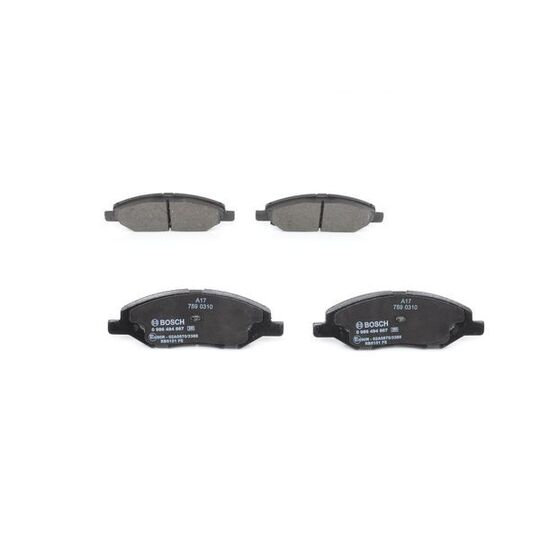 0 986 494 867 - Brake Pad Set, disc brake 