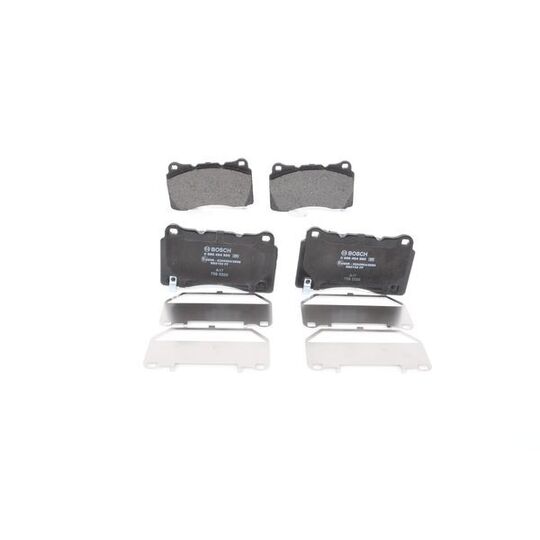 0 986 494 880 - Brake Pad Set, disc brake 