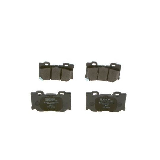 0 986 494 863 - Brake Pad Set, disc brake 