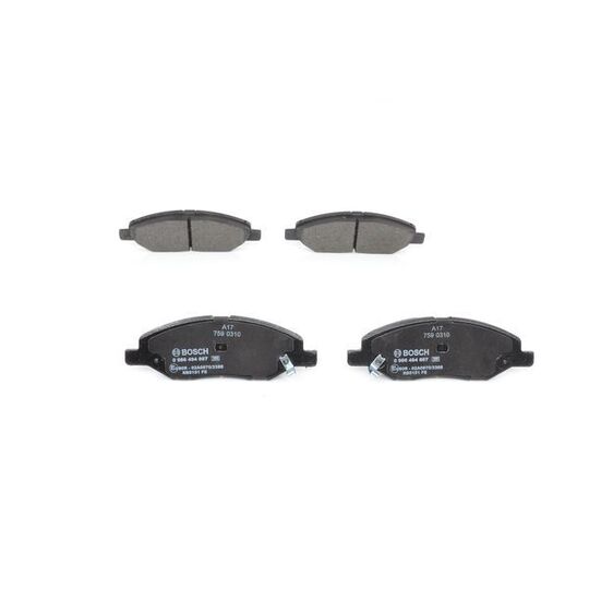 0 986 494 867 - Brake Pad Set, disc brake 