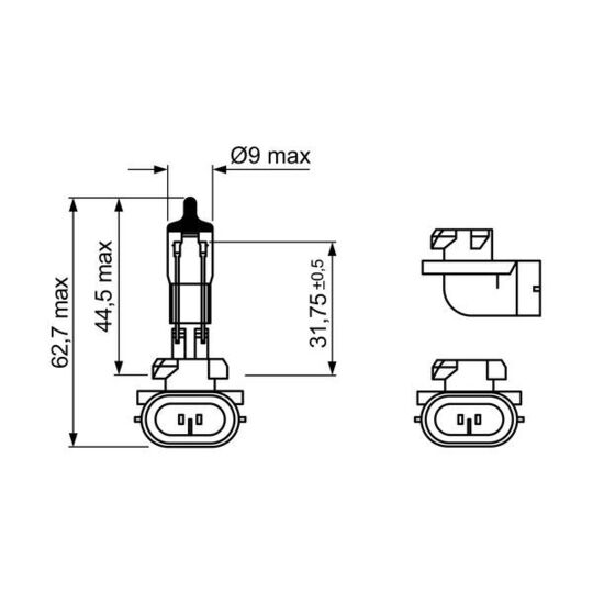 1 987 302 025 - Bulb, fog light 