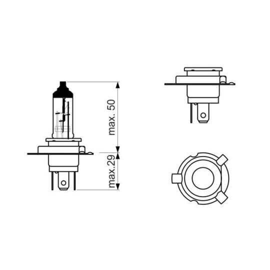 1 987 302 092 - Bulb, headlight 