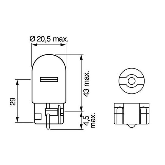 1 987 301 096 - Bulb, indicator 