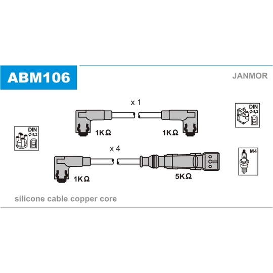 ABM106 - Ignition Cable Kit 