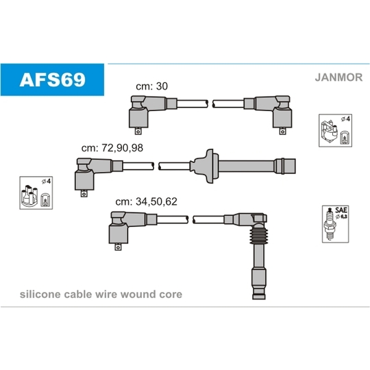 AFS69 - Ignition Cable Kit 