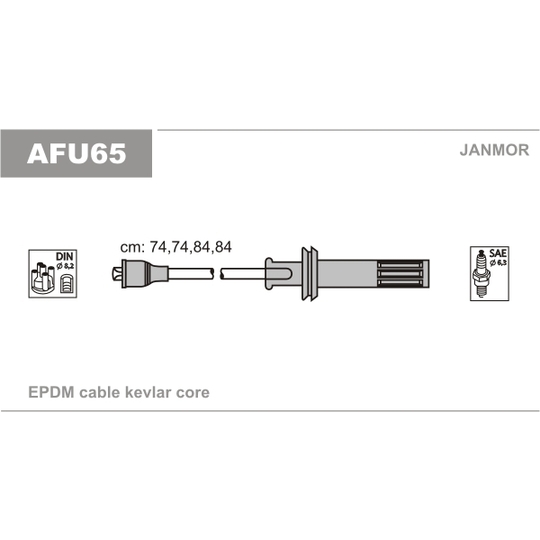 AFU65 - Süütesüsteemikomplekt 