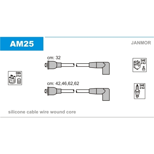 AM25 - Ignition Cable Kit 