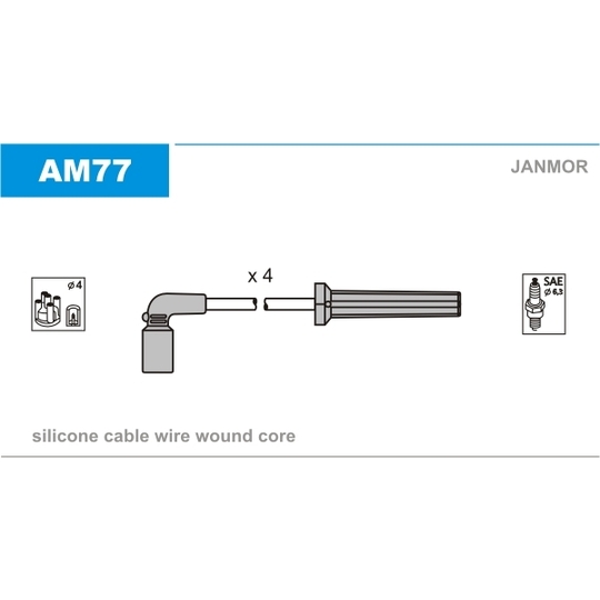 AM77 - Ignition Cable Kit 